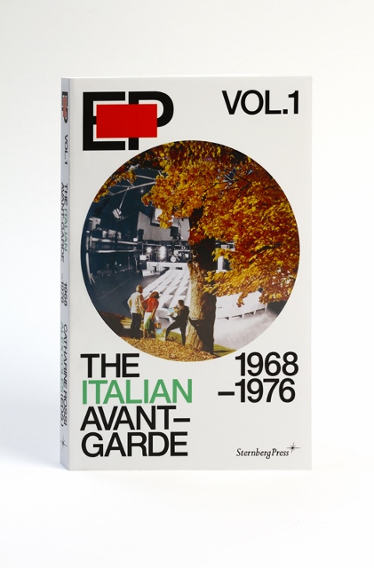 The cover of a book, titled The Italian Avant-Garde, 1968-1976.