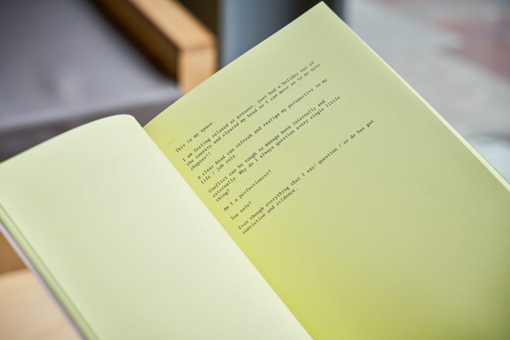 Black text on yellow paper.