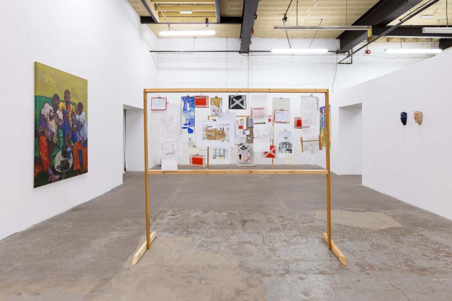 Installation View, Up Town Again, Two Queens, 2025. Photo by Jules Lister, 2025, courtesy the artists and Two Queens.