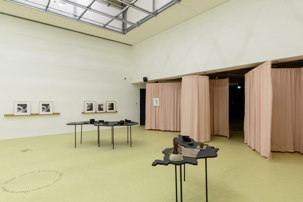 Becky Beasley, 'A Gentle Man (Part II) (1975-2029)' installation view at QUAD, Derby. Photograph by Nigel Green.