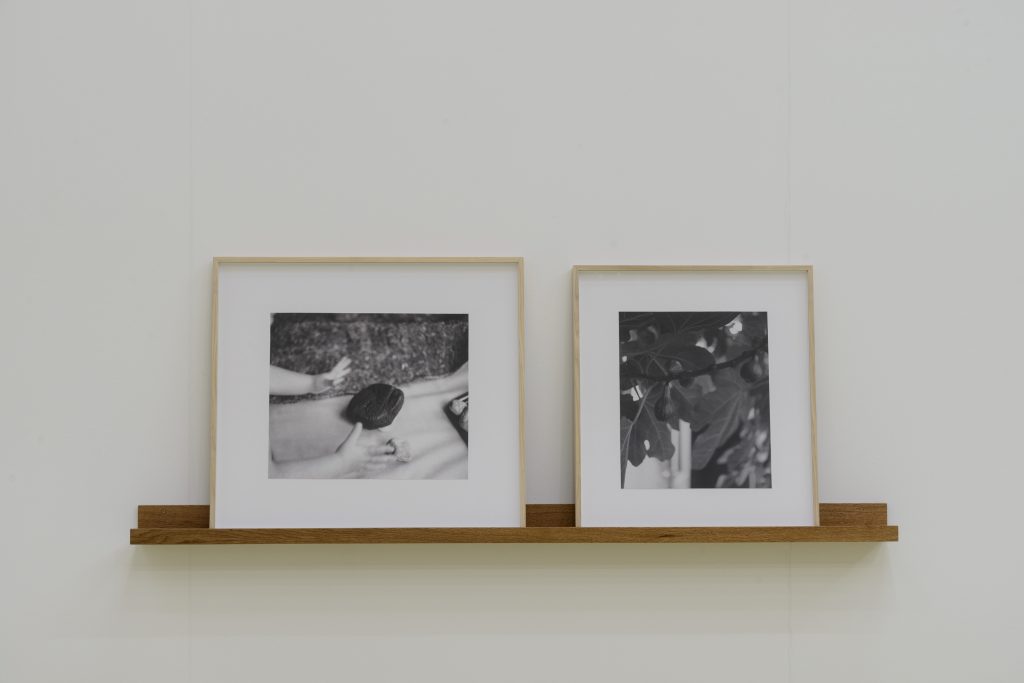 Becky Beasley, 'A Gentle Man (Part II) (1975-2029)' installation view at QUAD, Derby. Photograph by Nigel Green.